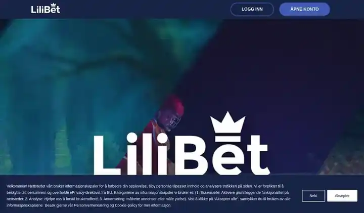 Skjermbilde av forsiden til Lilibet